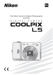 Nikon Coolpix L5 manual. Camera Instructions.